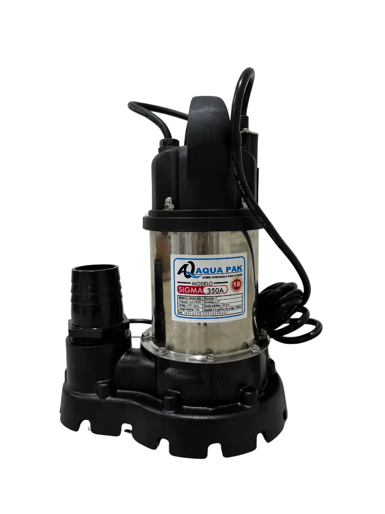 BOMBA DE ACHIQUE (1 HP) (2")  "AGUA LIMPIA" (AQUAPAK)