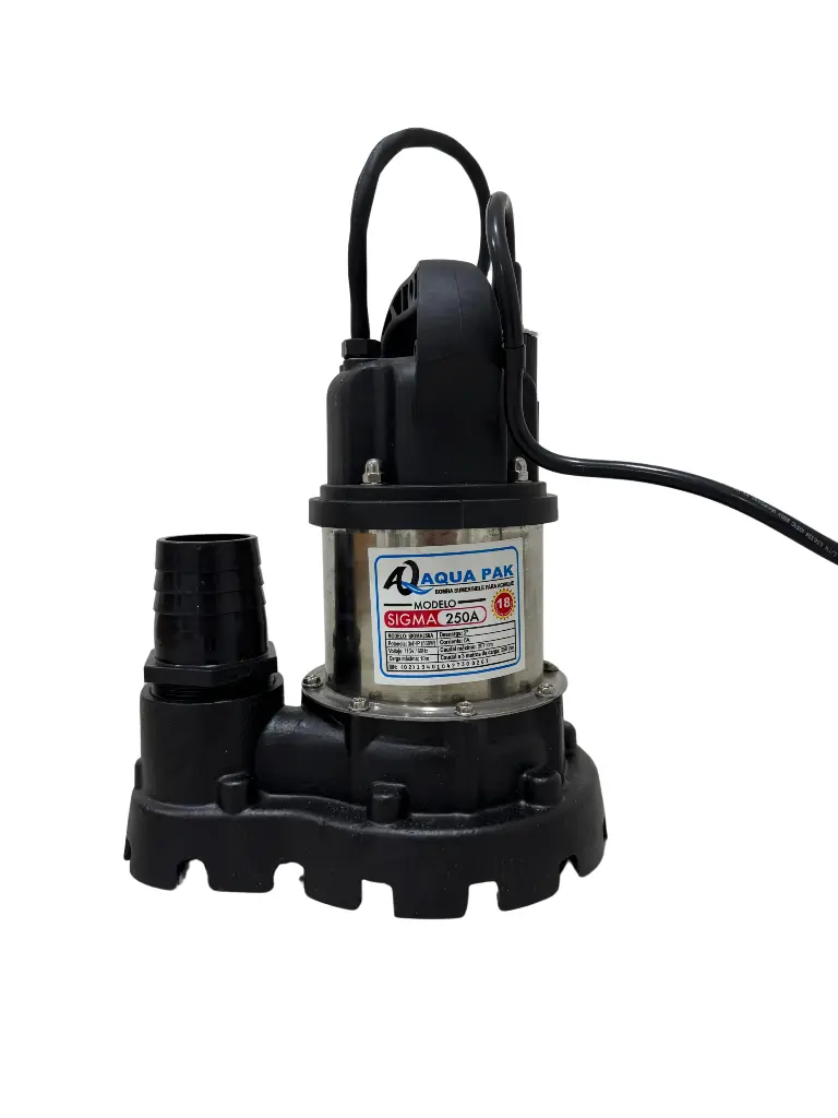 BOMBA DE ACHIQUE (3/4 HP) (2") "AGUA LIMPIA" (AQUAPAK)