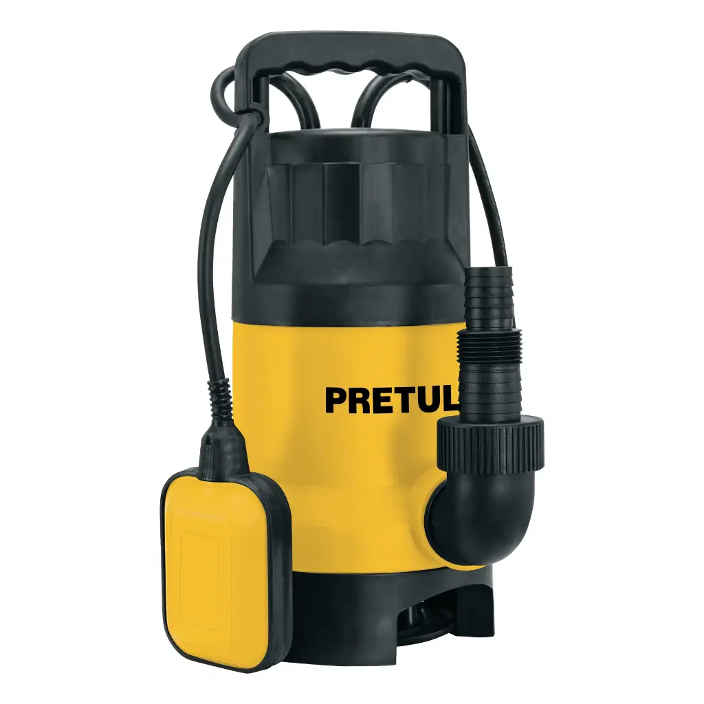 BOMBA SUMERGIBLE (1-1/2 HP) (1") "AGUA SUCIA" (PRETUL)