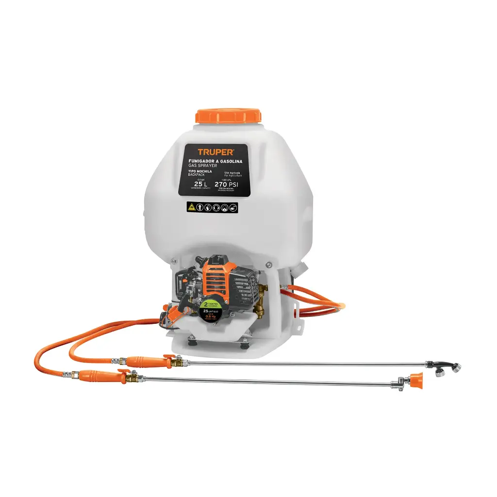 [34932] FUMIGADORA DE MOCHILA A GASOLINA (25 LTRS) (2T) (TRUPER) 