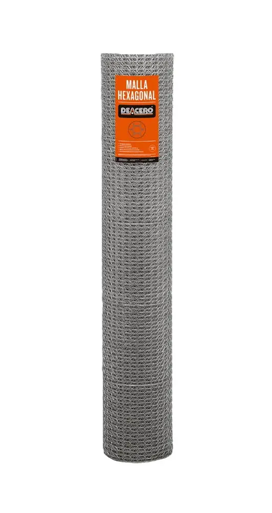 MALLA HEXAGONAL GALVANIZADA (1.75 MTRS) (DEACERO) (REFORZADA)