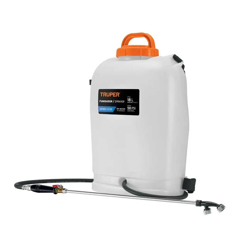 FUMIGADORA DE MOCHILA A BATERIA (18 LTRS)(TRUPER)